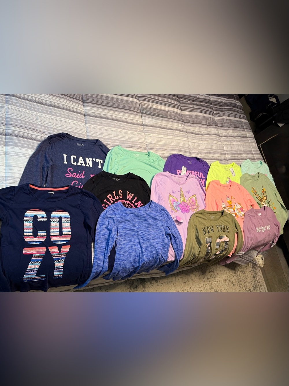 7/8 Girls' Assorted Color Long Sleeve Tops